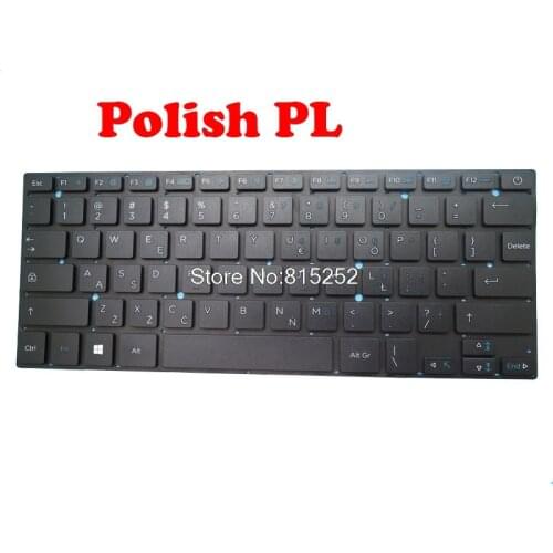 Laptop keyboard For KIANO SLIMNOTE 14.1 14.2 PL Polish Black Without Frame
