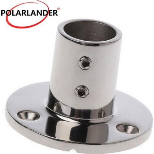 Round 90 Degree Hand Rail Fitting 2018 Boat Parts & Accessories Marine Boat Stainless Steel Base Hardware 0.98"(25mm) Tube