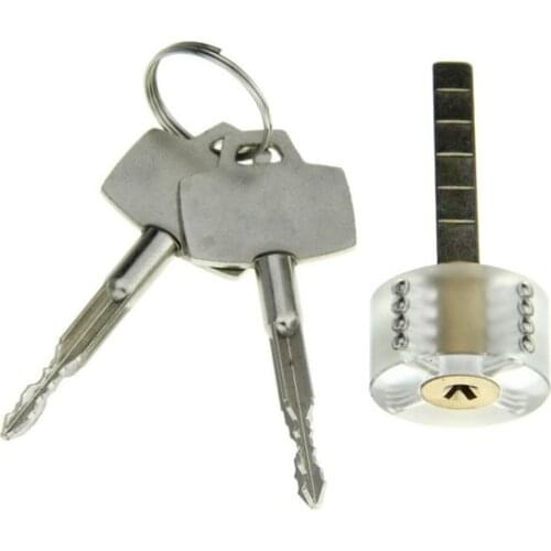 Cutaway Cross Lock Training Skill Professional Visable Practice Padlocks tool sets For Locksmith tools with case