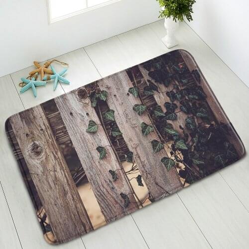 Anti-Slip Bath Mat Retro Style Street Absorbent Floor Mats Bedroom Kitchen Entrance Doormat Washable Foot Pads Carpet Home Decor