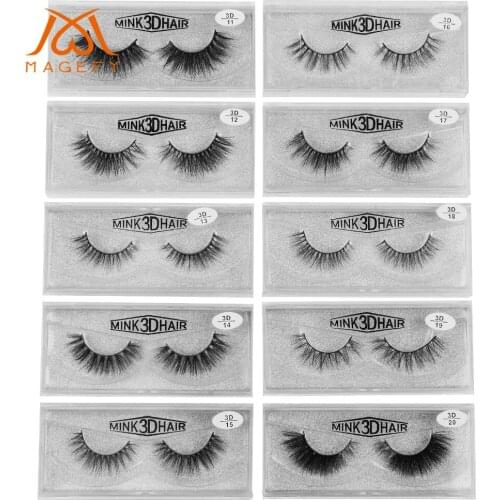 Mink Eyelashes Hand Made Crisscross False Eyelashes Dramatic 3D Mink Lashes Long Lasting Faux Cils Beauty Makeup Tools