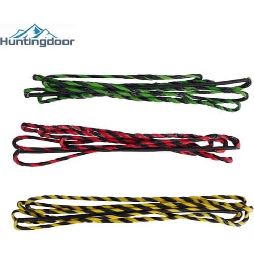 2PCS Replacement Bow String 16 Strands 53/57inch Bowstrings High-strength Polyethylene Fiber for Archery Recurve Bow Accessories