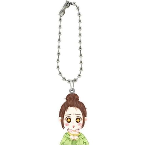 TAFREE Little Fresh Girl Figure 2021 New Resin Pendant Keychain For Girlfriend Birthday Originality Gift From China Handicrafts