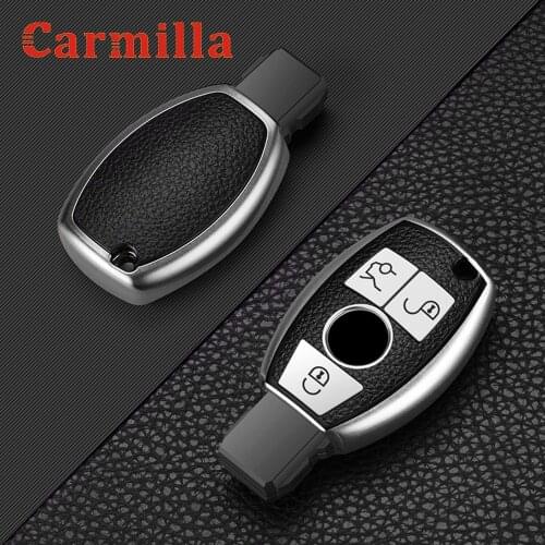 TPU Leather Car Key Case Cover Protector for Mercedes Benz CLS CLA GL R SLK AMG A B C S Class Remote Holder Accessories