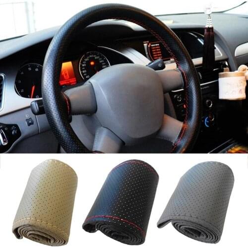 Universal Car Vehicle Steering Wheel Cover Handlebar Protector DIY Decoration car accessories автомобильные товары
