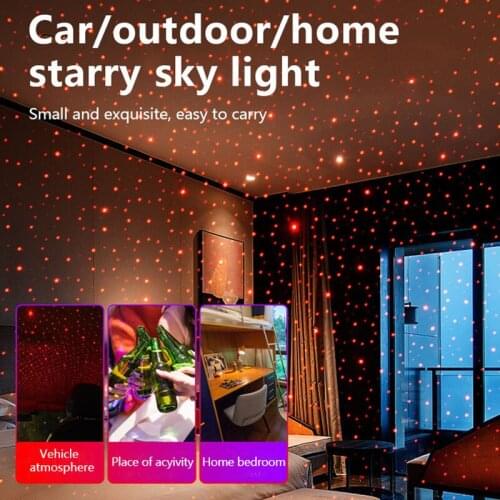 USB Roof Decoration Ambient Light for Home Outdoor Atmosphere Lamp Projection Lamp Starry Sky Night Light With Rotating Star