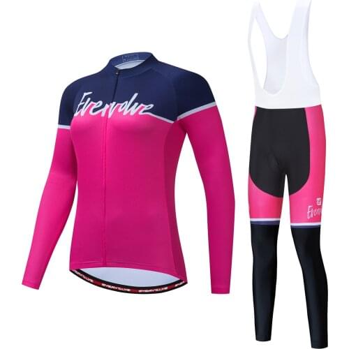 Spring Womens Outdoor Urban Mountain Bike Training Sport Printed Pattern Shirt Moisture Absorbing Long Sleeve Braces Cycling Dr