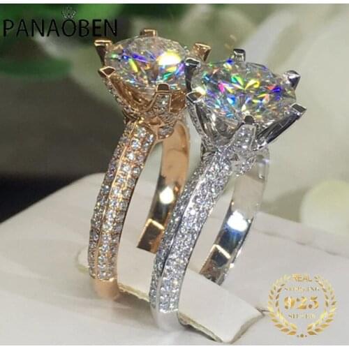 Original Design 925 Sterling Silver Womens Rings Charm Engagement Jewelry Luxury Wedding Exquisite Elegant Gift Party Classic