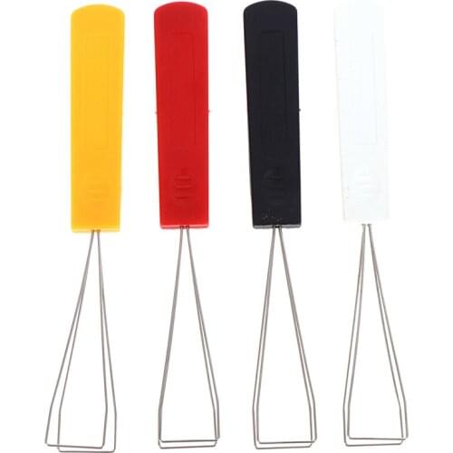 1PC Steel Wire Keyboard Key Keycap Puller Plastic Handle Remover With Unloading Steel Cleaning Tool