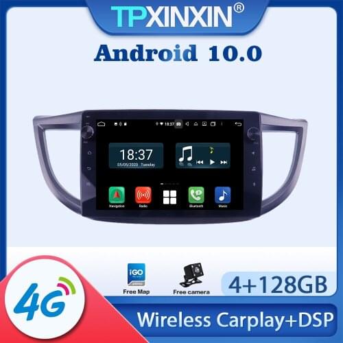 Android 10 For Honda CRV 2011- 2015 Car Radio Multimedia Video Recorder Player Navigation HeadUnit GPS Accessories Auto 2din DVD