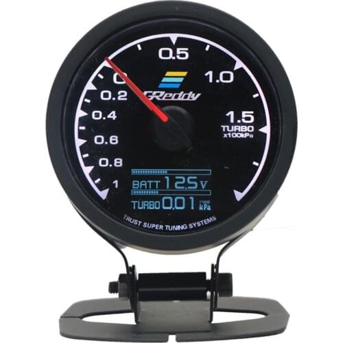 7 Color Car GReddi LCD Digital Display Turbo Boost water temp oil temp oil press racing meter Fuel pressure Air fuel ratio Gauge