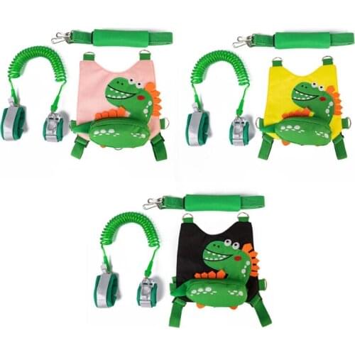 B2EB 3 Pieces Baby Reins Walking Harness Toddler Harness Leashes Anti Lost Wrist Link Belt Strap Hold Kid 4 in 1 for Boy Girl