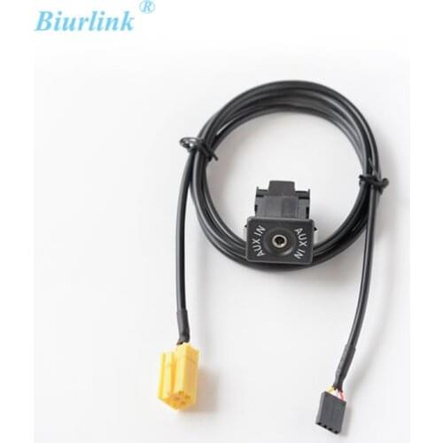 Biurlink 150CM Car Stereo Radio Aux In Switch Port 3.5MM MP3 Cable for Fiat Grande Punto