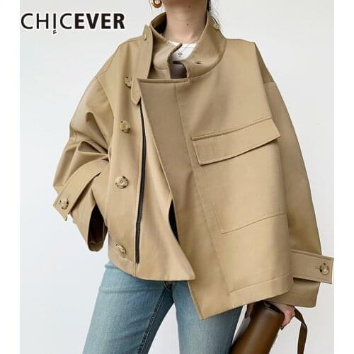 CHICEVER Women's Large Jackets