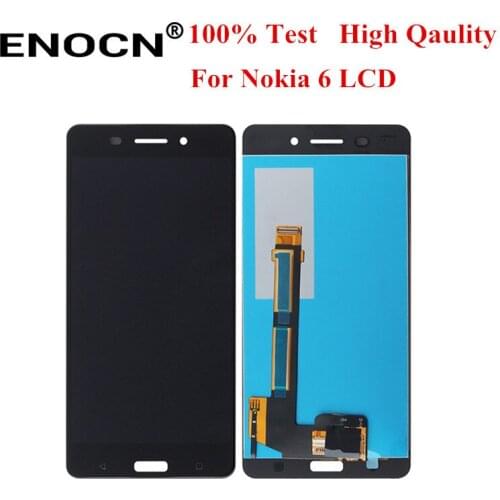 ENOCN For Nokia 6 LCD TA-1021 TA-1033 TA-1025 Display And Touch Screen Digitizer Assembly +Tools