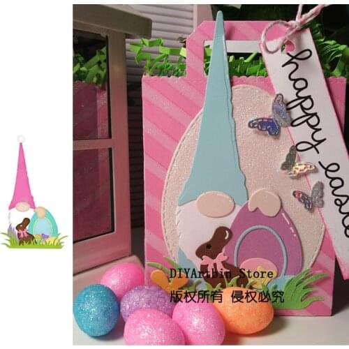 Gnome Easter New Metal Cutting Dies 2020 For Card Making DIY Scrapbook Frame Die Cutting Paper Decorations Craft