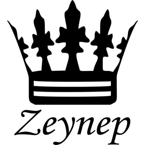 MIGNATIS - Name Personalized Quenn Queen Crown Sticker Mural Art Decal For Car Window Loptop Decoration Vinyl Stickers Waterproo