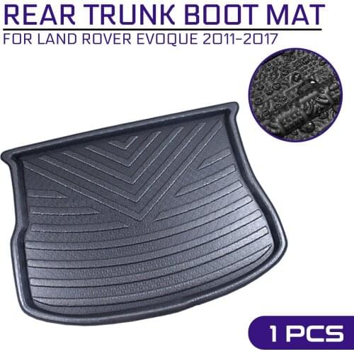 For Land Rover Evoque 2011 2012 2013 2014 2015-2017 Car Floor Mat Carpet Rear Trunk Anti-mud Cover