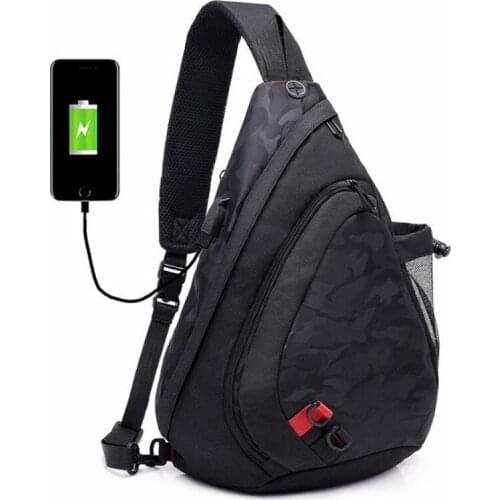 Casual USB Charging Women Chest Pack Messenger Bags Versatile Fashion Crossbody Shoulder Bag Travel bags for Teenagers Daypack