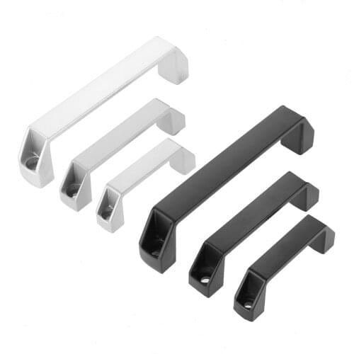 1 PC Aluminum alloy Furniture Kitchen Cabinet Handles and Knobs Door Handle Wardrobe Cabinet Drawer Pull Knobs 90/150/180mm