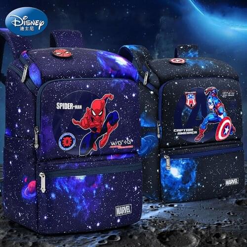 Disney School Bag Marvel Super Hero Pattern Elementary School Student Girl Boy Child School Backpack 2021 New Mens Backpack