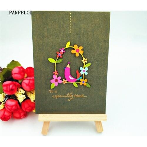 PANFELOU dies cutting dies The seal swing Birthday card Scrapbooking DIY album cards paper die metal craft stencils punch cuts