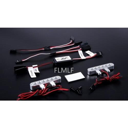 CNC Metal Lamp Holder Tail Light Set Fit for 1/5 HPI ROVAN ROFUN KM GTB TS BAJA 5T