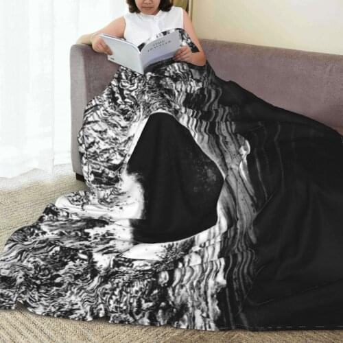 Winter throw warm flannel Akira Cyberpunk City blanket Anime Harajuku Kawaii blankets for airplane travel Bedspread Wrap