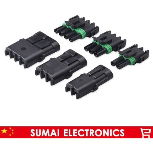 1/2/3/4/6 Pin/way 2.5mm delphi Car sensor plug,Auto eaterproof electrical connector male&female kit for car motorcycle ect