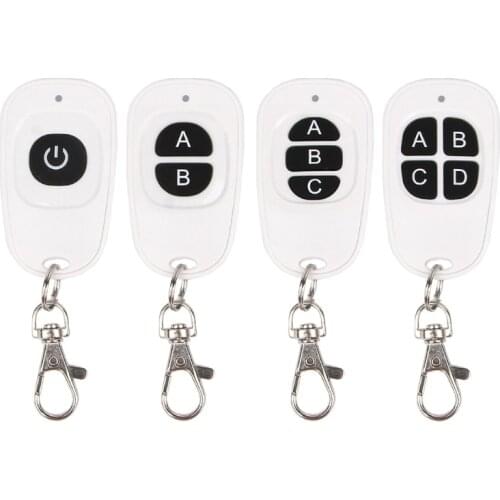 1CH 2CH 3CH 4CH RF Wireless Remote Control 1-4 Button Transmitter 315 MHz EV1527