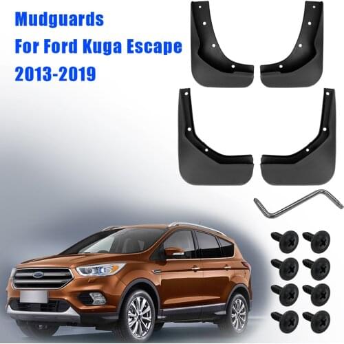 4pcs/set For Ford Kuga Escape 2013-2019 Car Accessories Splash Guards Outside Parts Mudguards Fender