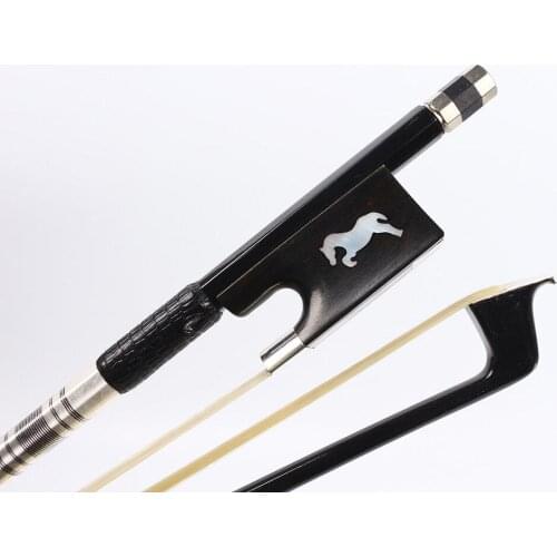 Free Shipping!1pcs 4/4 violin Bow Carbon fiber NaturalHorseTail Great Balance