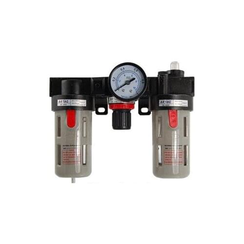 Free Shipping 2PCS/Lot BC-2000 Pneumatic Air Source Treatment Unit w Regulator Gauge
