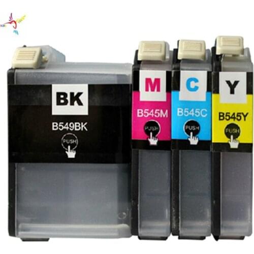 4pcs/Set LC549xl LC545xl Ink Cartridge Compatible for Brother Printer DCP-J100 /DCP-J105/MFC-J200 Ink Cartridge lc549/545