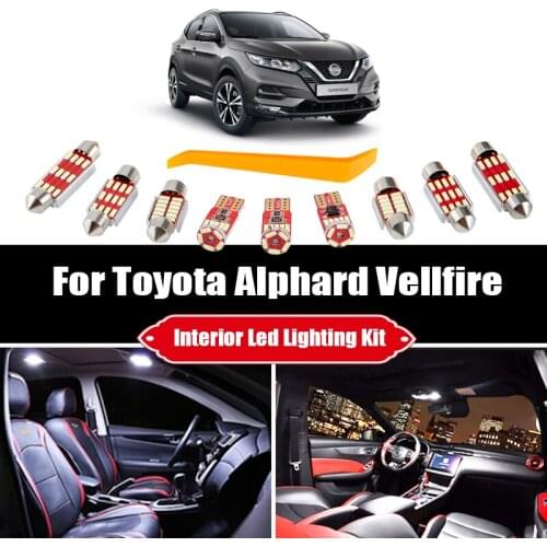 For Nissan Qashqai J10 J11 2007-2019 2020 Canbus Vehicle LED Interior Dome Map License Plate Light kit Car Lamp Accessories