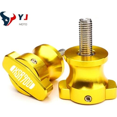 For YAMAHA XSR900 XSR 900 ABS 2014 2015 2016 2017 2018 Hot Deals Motorcycle Accessories Swingarm Spools Stand Slider 6MM Screws