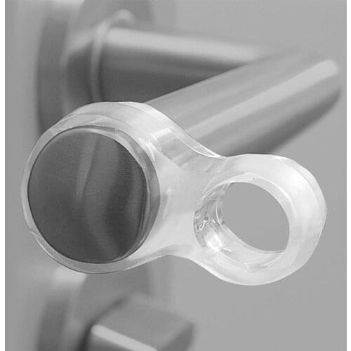 Door Stop Transparent Door Handle Buffer Baby Safety Children Protection Walls and Furniture Door Stopper Door Holder