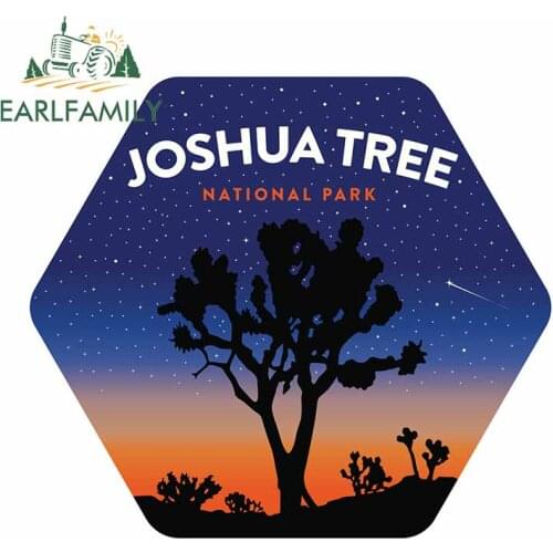 EARLFAMILY 13cm x 11.5cm for Joshua Tree National Park Refrigerator Car Stickers Laptop Motorcycle Decal Bumper Car Assessoires