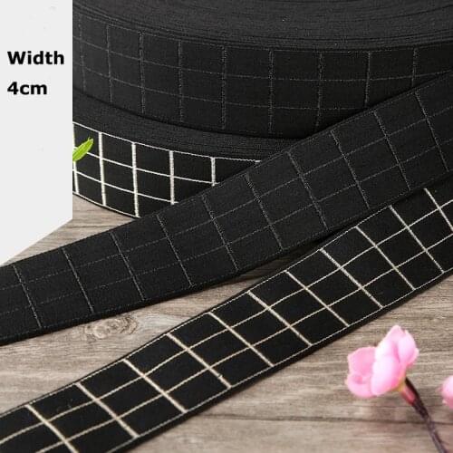 High Elastic Jacquard Webbing Tape Underwear Stretch Shoulder Ribbon Trouser Waistband Ribbon DIY Decoration Webbing Accessories