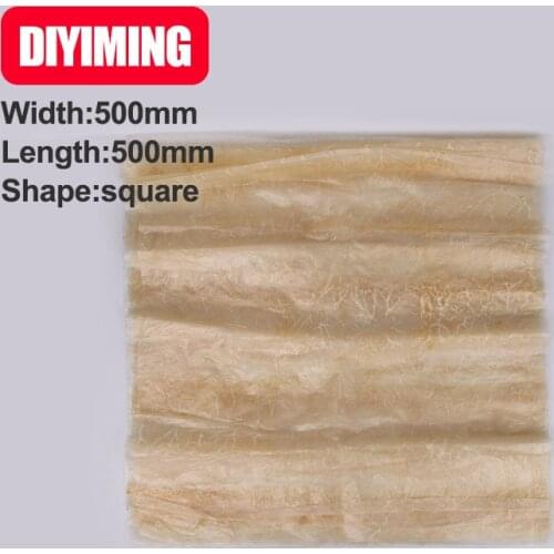 DIYIMING 10pieces big piece sausage packing casing 500*500 square per piece roast chicken meat package sausage dry casing