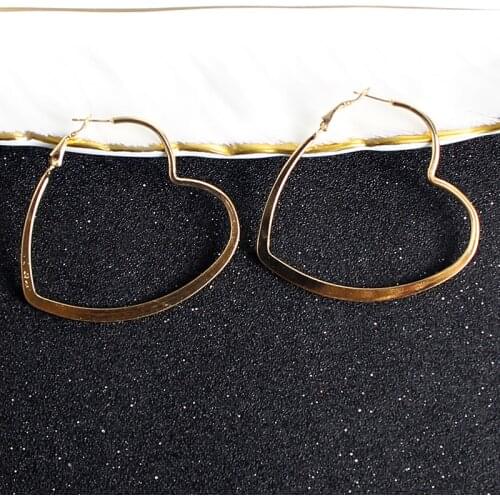 Fashion Jewelry Fashion Jewelry 2020 New Design Hoop Earrings For Women High Quality Exquisite Romantic Heart-shaped Wedding