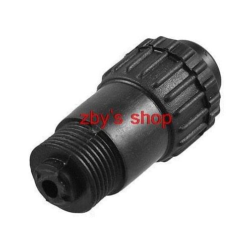 Nonskid Handle 20mm or 16mm Male Thread Diameter Black Plastic Air Compressor Oil Plug