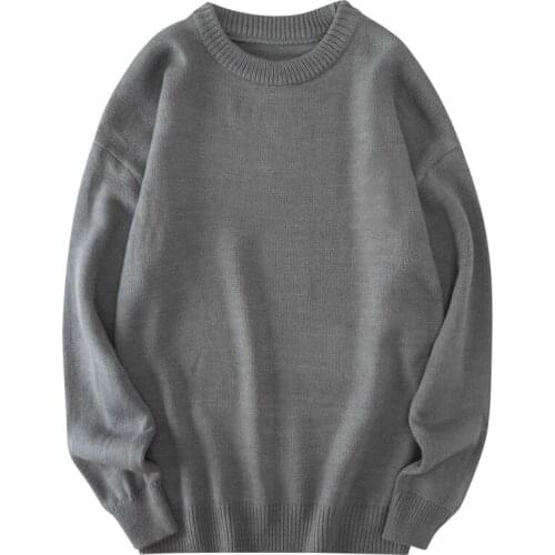 Asian Size New Men Sweater Mens Brand Clothes Mens Jumpers Oversized Man Pullover Knitted Streetwear Comfortable Soft Knitwear