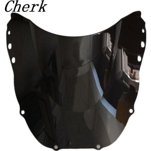 New Motorcycle Black Double Bubble Windscreen Windshield Shield for Honda CBR900RR CBR919RR 1998-1999