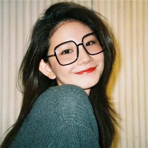 2020 literary glasses frame women easily match the big frame anti-blue glasses cute glasses frame men