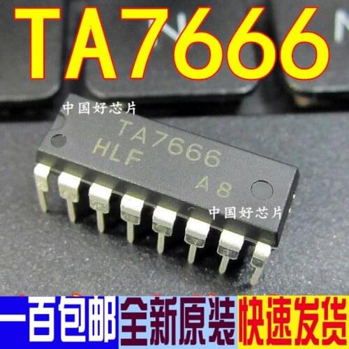 Ta7666 Ta7666p Led Level Indicator Circuit Chip IC Integrated Circuit Direct Plug Dip-16