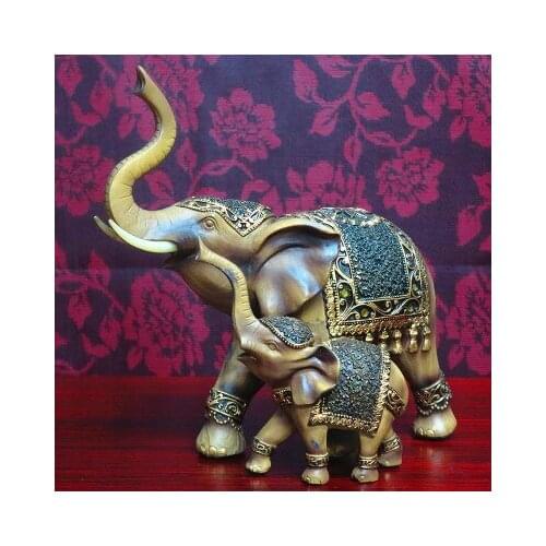 THAI ELEPHANT PUTS A THAI HOME DECORATION CRAFT SOUTHEAST ASIAN STYLE CREATIVE GIFT WEDDING SOUTHEAST ASIAN THAI STYLE CRAFTS