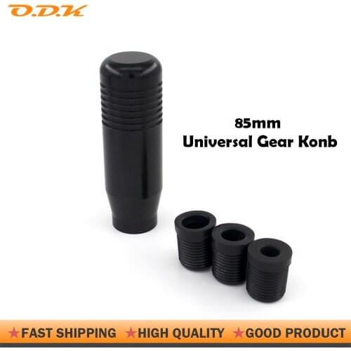 8.5cm 85mm Universal Car Aluminum Alloy Manual Gear Shift Knob Stick Manual Transmission Gearstick Lever Shifter Knob Head Black