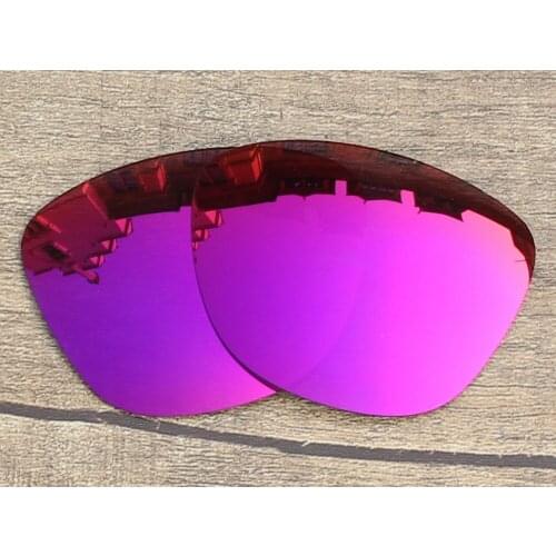 Vonxyz Midnight Mirror Polarized Replacement Lenses for-Oakley Frogskins Frame