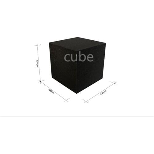 High Density Acoustic Cube Foam in Corner Insulation for Sound